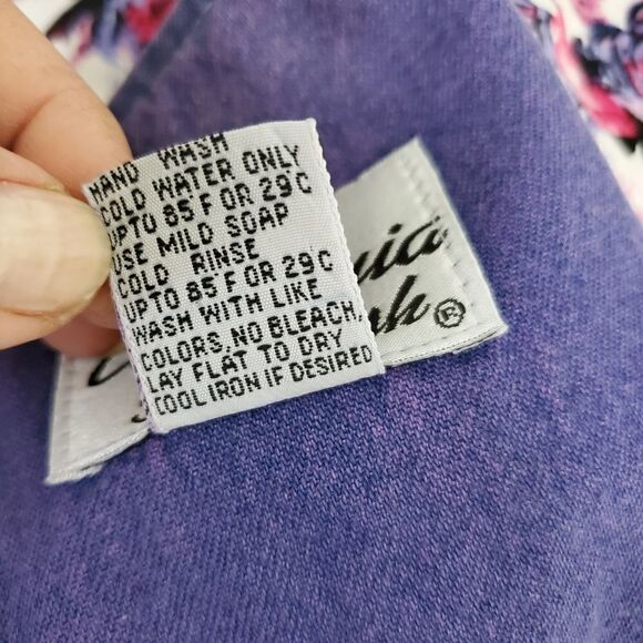 Vintage California gold rush purple denim dress - Picture 5 of 8